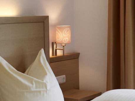 Schlafzimmer eines Appartements